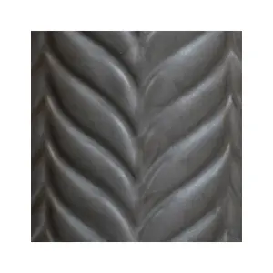 Aspen Chevron Mercury Planter H34cm D22cm