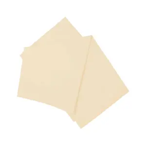 Belledorm Brushed Cotton Fitted Sheet Cream (Superking)