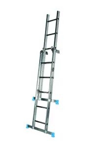 Mac Allister 3-way Aluminium Combination Ladder