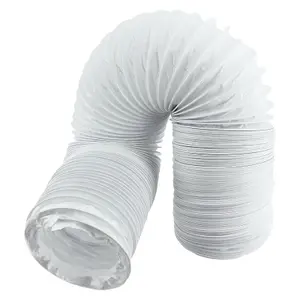 SPARES2GO Universal Vented Tumble Dryer Vent Hose Pipe Extra Strong (4m)