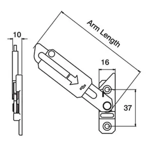 Res-Lok Concealed Window Restrictor Child Lock Key Locking Right & Left Hand Pair