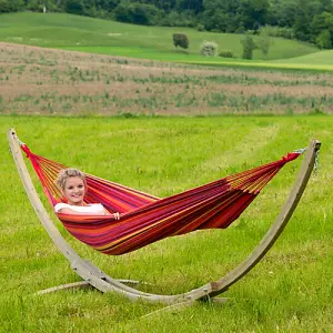 Amazonas Tahiti Vulcano Cotton Single Garden Hammock With Bag