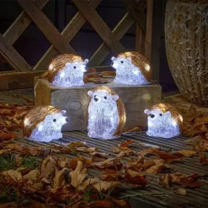 5pc LED String Lights - Hedgehogs