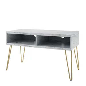 Novogratz Athena TV-Stand White Marble