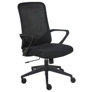 Beliani Retro Office Chair Black EXPERT