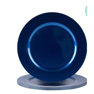 33cm Charger Plate Glossy Blue