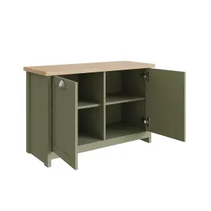 GFW Lancaster Shoe Storage Sage Green