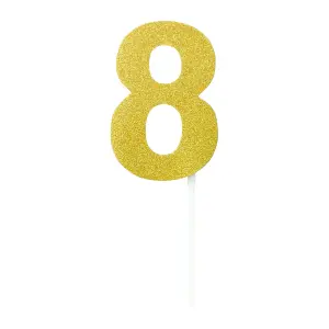 Bristol Novelty Diamond Number Cake Topper Gold (4)