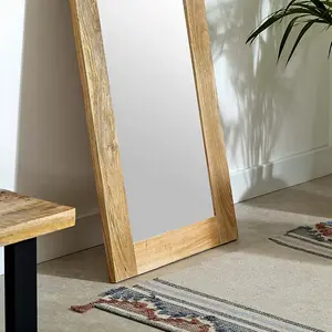 Surrey Framed Mirror Extra Long - Solid Mango Wood - L5 x W140 x H65 cm