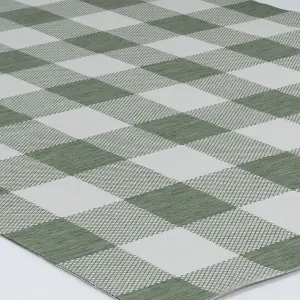 BIDDI In- /Outdoor Checkered Area Rug 200 x 275 cm