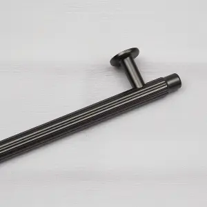 192mm Dark Grey Cabinet Handle Gunmetal Kitchen Cupboard Door Drawer Pull Wardrobe Furniture Replacement