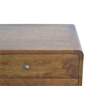 Firger 2 Drawer Bedside Table