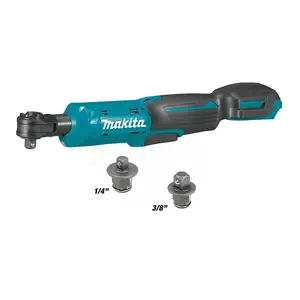 Makita WR100DZ 12v LXT Ratchet Wrench 1/4" Or 3/8" Square Drive Bare + Makpac