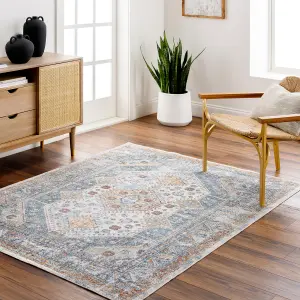 ALKA Machine Washable Vintage Area Rug 200 x 275 cm