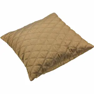 Bloxom Square Throw Cushion Gold / 60 x 60cm