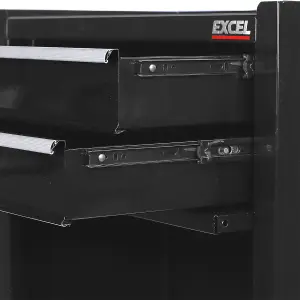 Excel Roller Tool Chest Cabinet 8 Drawer Storage Toolbox