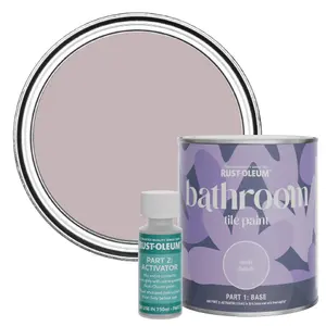 Rust-Oleum Lilac Wine Matt Bathroom Tile Paint 750ml