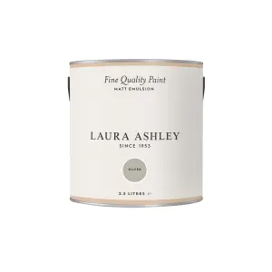 Laura Ashley Silver Matt Emulsion paint, 2.5L