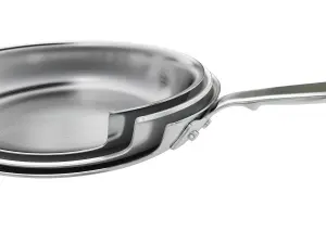 Anolon Authority Multi-Ply Clad Silver Round Induction Suitable Dishwasher Safe Saucepan with Glass Lid 20cm, 3.8L