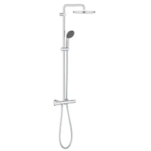 Grohe Vitalio start 250 Wall-mounted Thermostatic Shower kit with 2 shower heads