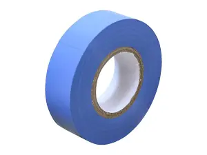 Faithfull 00351920BLTB PVC Electrical Tape Blue 19mm x 20m FAITAPEPVCBL