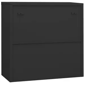 Berkfield Office Cabinet Anthracite 90x40x90 cm Steel