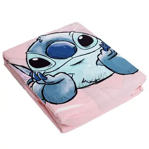 Lilo & Stitch Aloha Duvet Cover Set Dusty Pink (Double)