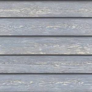 Rasch Rustic Wood Slat Light Blue Wallpaper Modern Textured Paste The Wall Vinyl