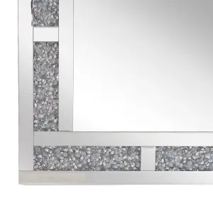 Beliani Glam Wall Mirror AVRILLE Silver