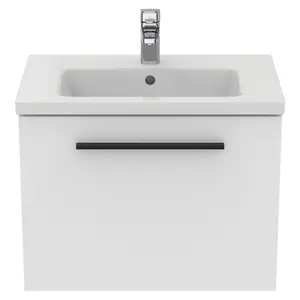 Ideal Standard i.life S Compact Matt White Wall-mounted Bathroom Vanity unit (H) 440mm (W) 600mm