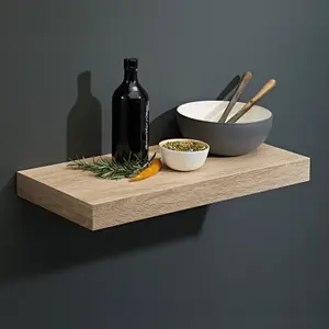 Shelf Depot Oak Floating Shelf (L)250mm (D)250mm