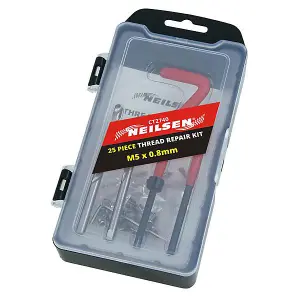 Thread Repair Set - 25pc - M5 X 0.825 (Neilsen CT2740)