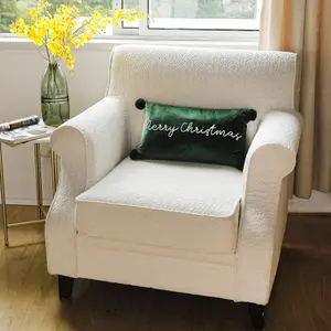 Green Merry Christmas Indoor Christmas Cushion (L)50cm x (W)30cm