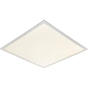 Anti-Glare Ceiling Panel Light - 40W Cool White LED - White Paint Finish