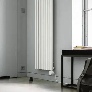 Terma 230V 1.5kW White Smart Vertical Oil-filled radiator