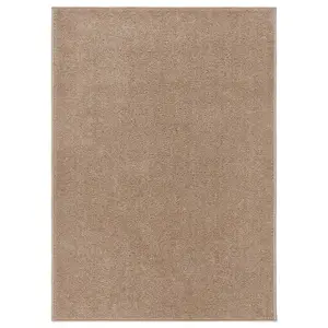 Rug Short Pile 120x170 cm Brown