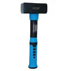 3.3lb / 1.5kg Stoning Sledge Lump Hammer With Fibreglass Non Slip Handle