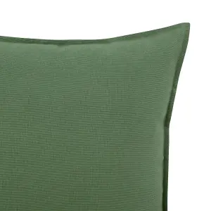 GoodHome Hiva Green Plain Indoor Cushion (L)60cm x (W)60cm