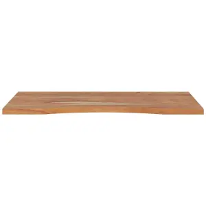 Berkfield Desk Top 100x50x2.5 cm Rectangular Solid Wood Acacia