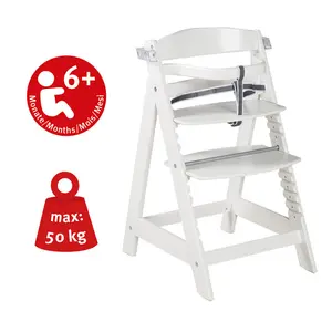 Sit Up High Chair White