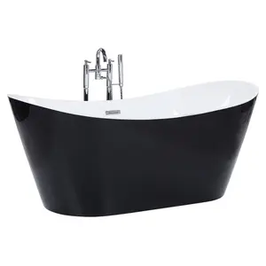 Freestanding Bath 1600 x 760 mm Black ANTIGUA