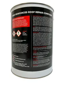 Njl Direct Brushacryl One Coat Leaksealer Waterproof Roof Coating Fibre Reinforced Grey 5KG