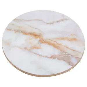 Maison by Premier Dia 6Pc Marble Effect Assorted Cork Coasters