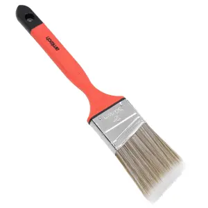 50mm Wide Angled Paint Brush No Bristle Loss Painting + Decorating Soft Grip 5pk