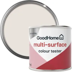 GoodHome Valdez Satin Multi-surface paint, 70ml Tester pot