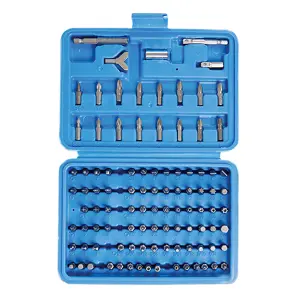 Silverline Screwdriver Bit Set 633840 Power Tool Accessories 100pce