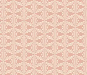 Hoopla Walls Sunray Diamond Pink Matt Smooth 10m Wallpaper