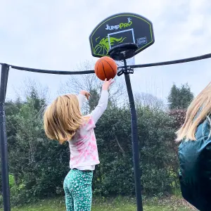 JumpPRO Trampoline Basketball Hoop