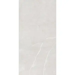 Johnson Tiles Auckland Steel Grey Matt Stone effect Ceramic Indoor Wall & floor Tile Sample