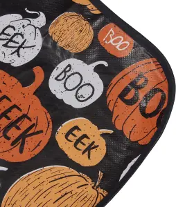 Celebright Halloween Celebration Pack of 2 PVC Tablecloth - Spooky Night Delight & Pumpkin Party - 52x70in